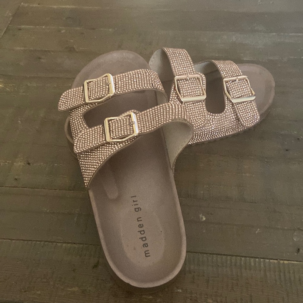 Madden girl rose gold sandals